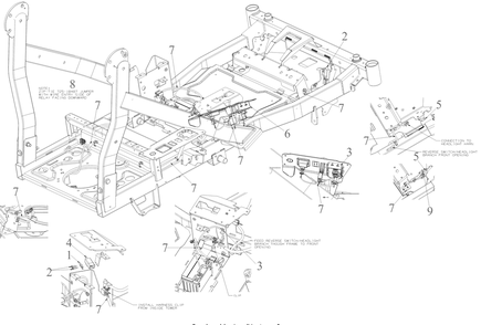Electrical Diagram and Parts List for ZTXS4-54KH (47RSCAB7A10)(2023) Cub Cadet Lawn Tractor
